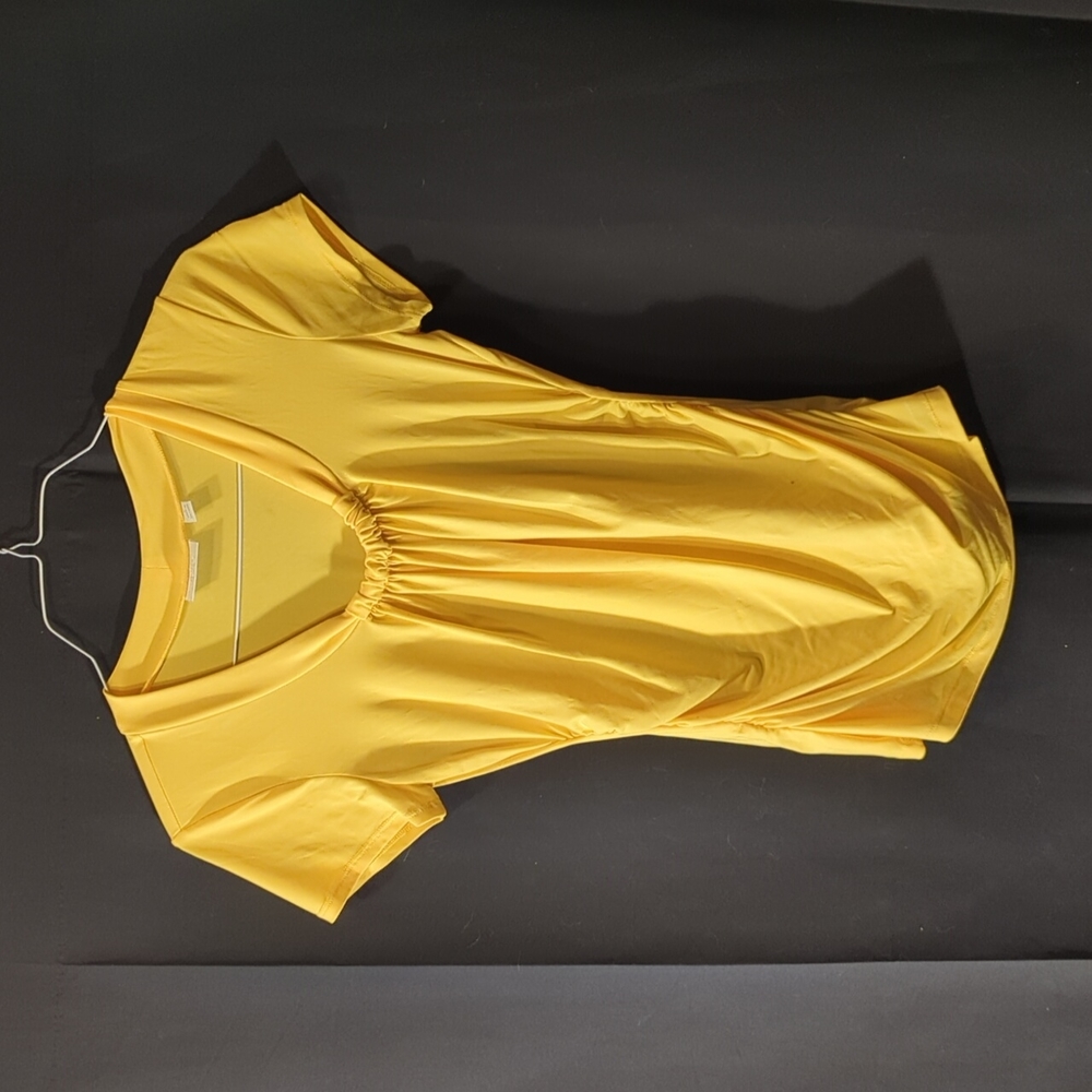 New York and company yellow blouse